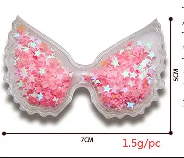 60pcs/lot Transparent Angel wings PVC patch applique For DIY Children's Hair Clip Headwear Accessories | Аксессуары для одежды