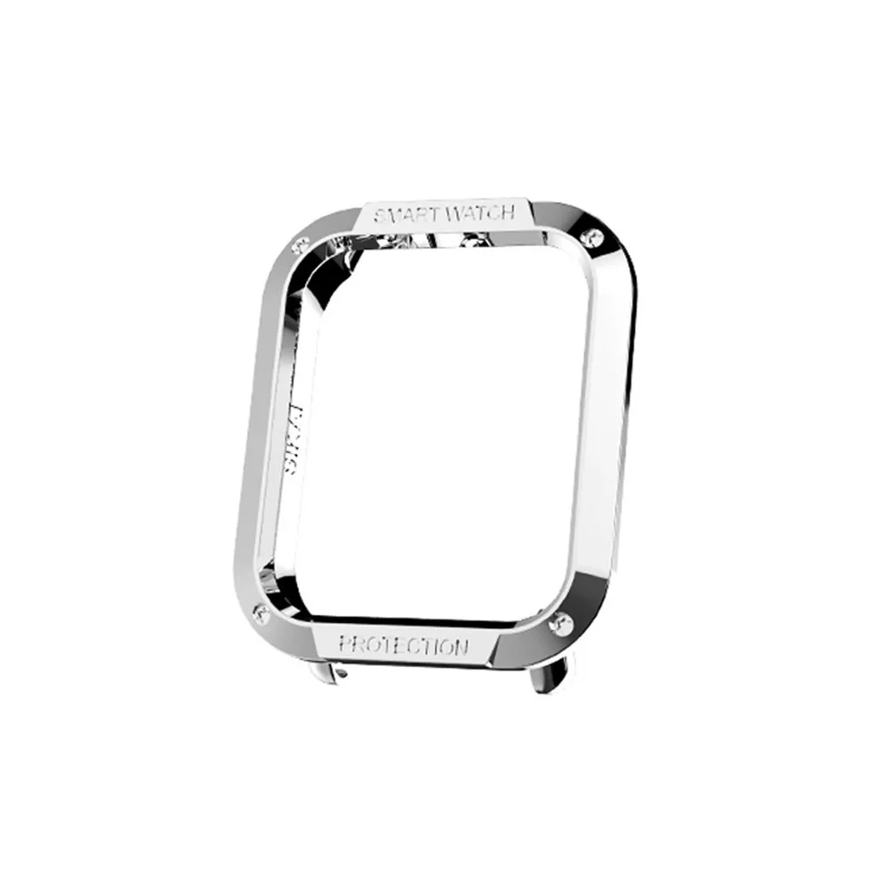 plating silver Модный защитный чехол для кожи с защитой от пыли, защитный чехол для смартфона Huami Amazfit Bip Lite - Цвет: plating silver