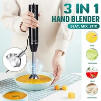 3 in 1 immersion hand stick blender 2 speeds electric food vegetable grinder hand held cooking complementary food machine