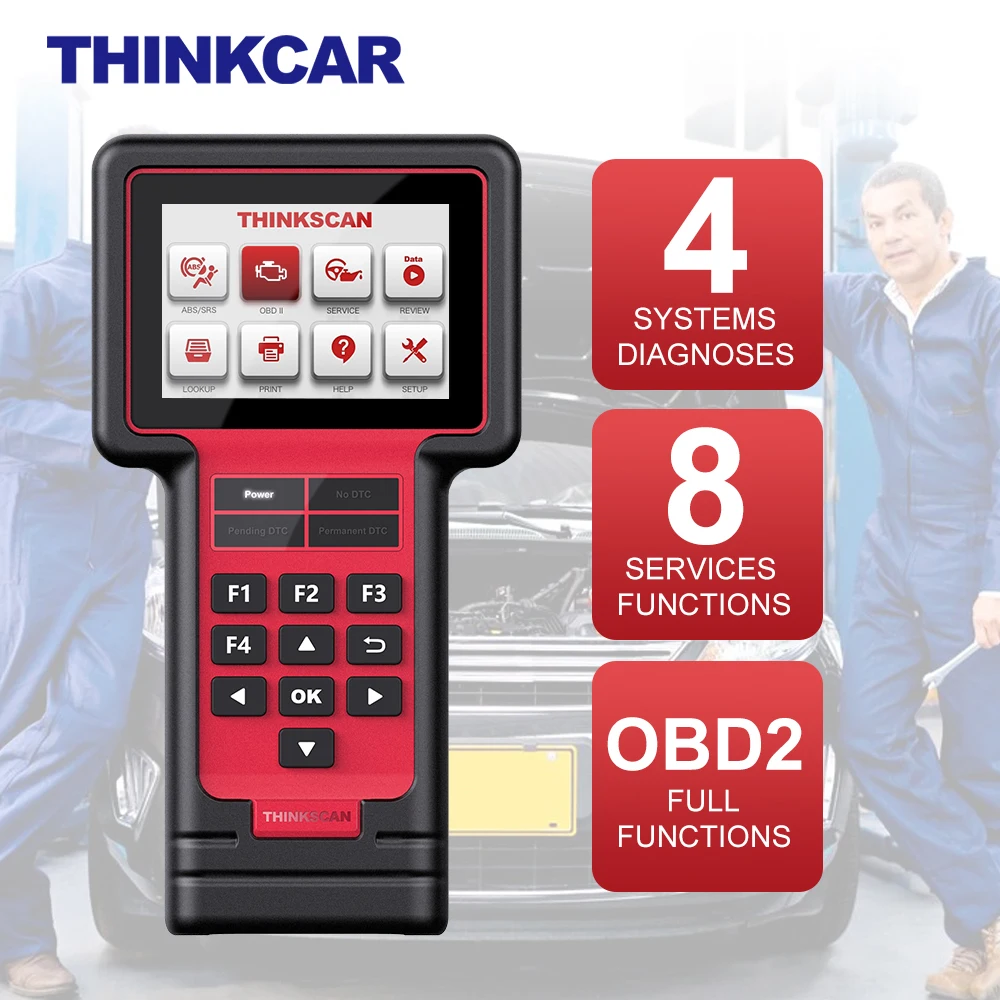 Диагностический сканер THINKCAR ThinkScan 609 для автомобиля профессиональный OBD2 полной