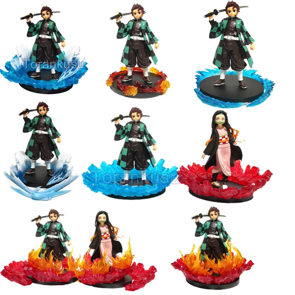 Фигурка демона игрушки аниме Kamado Tanjirou Nezuko Demonic Slayer Kimetsu no Yaiba фигурки брелок DIY