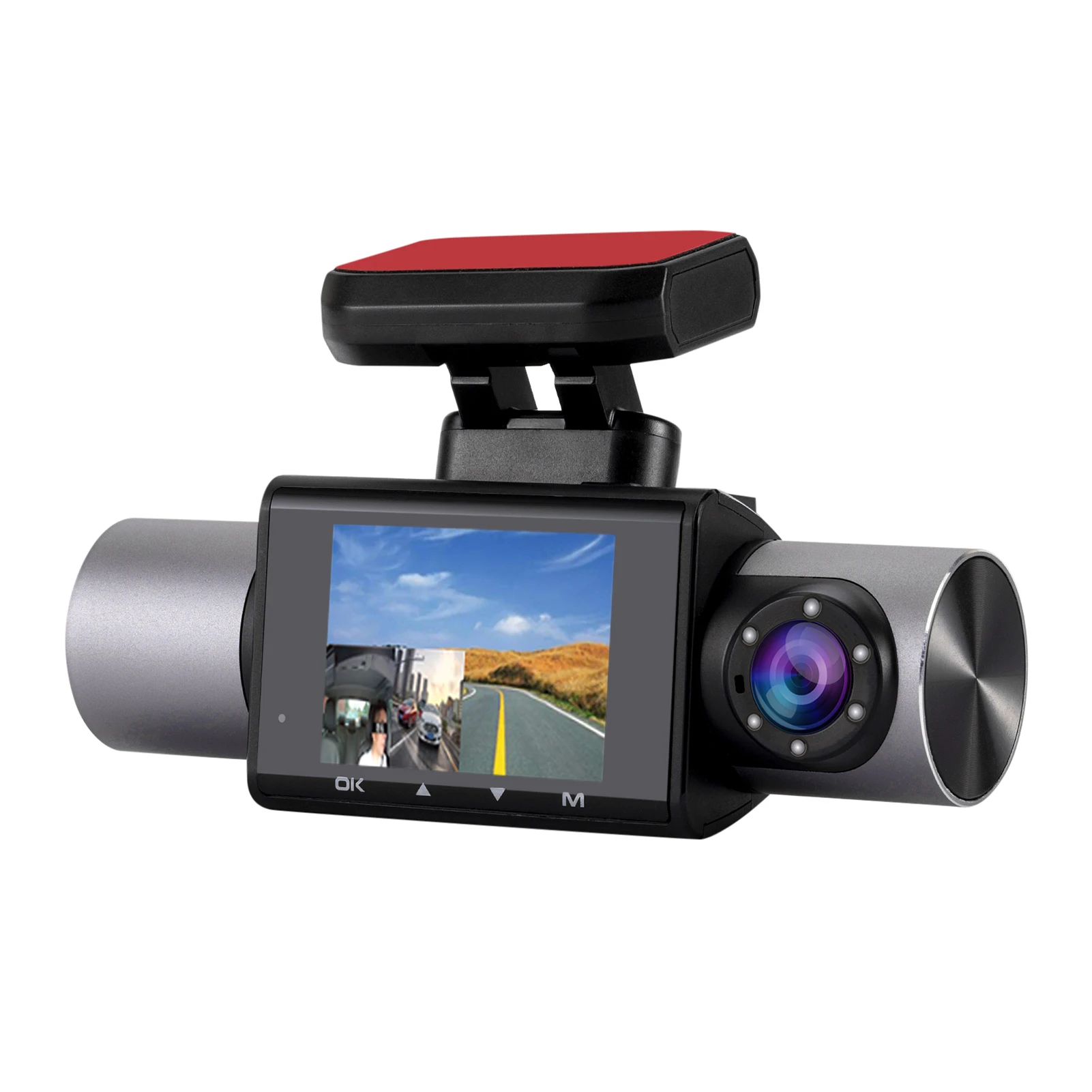 

2 Inch Car Dash Cam HD 1080P Car Video Camera Driving Recorder Rear View 3 Lens GPS Night Wide Angle Dashcam Video Frugal