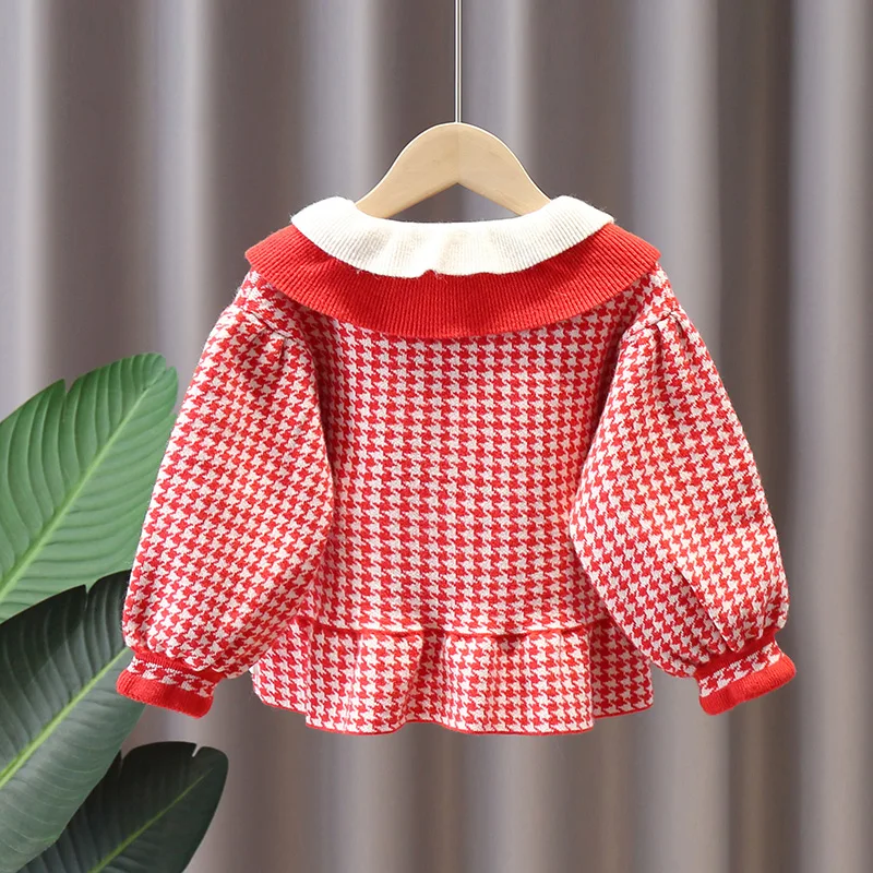 

Spring Girls Baby Clothes Kids Outfits Knit Cardigan Jacket for toddler Girls children cloth Baby Birthday Sweater jackets coats