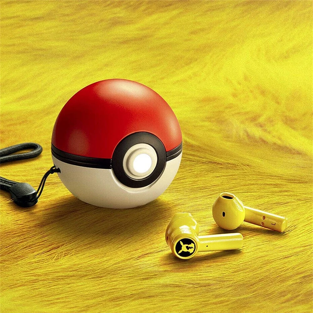 Новые игровые наушники-вкладыши Bluetooth-гарнитура-наушники Pikachu беспроводные