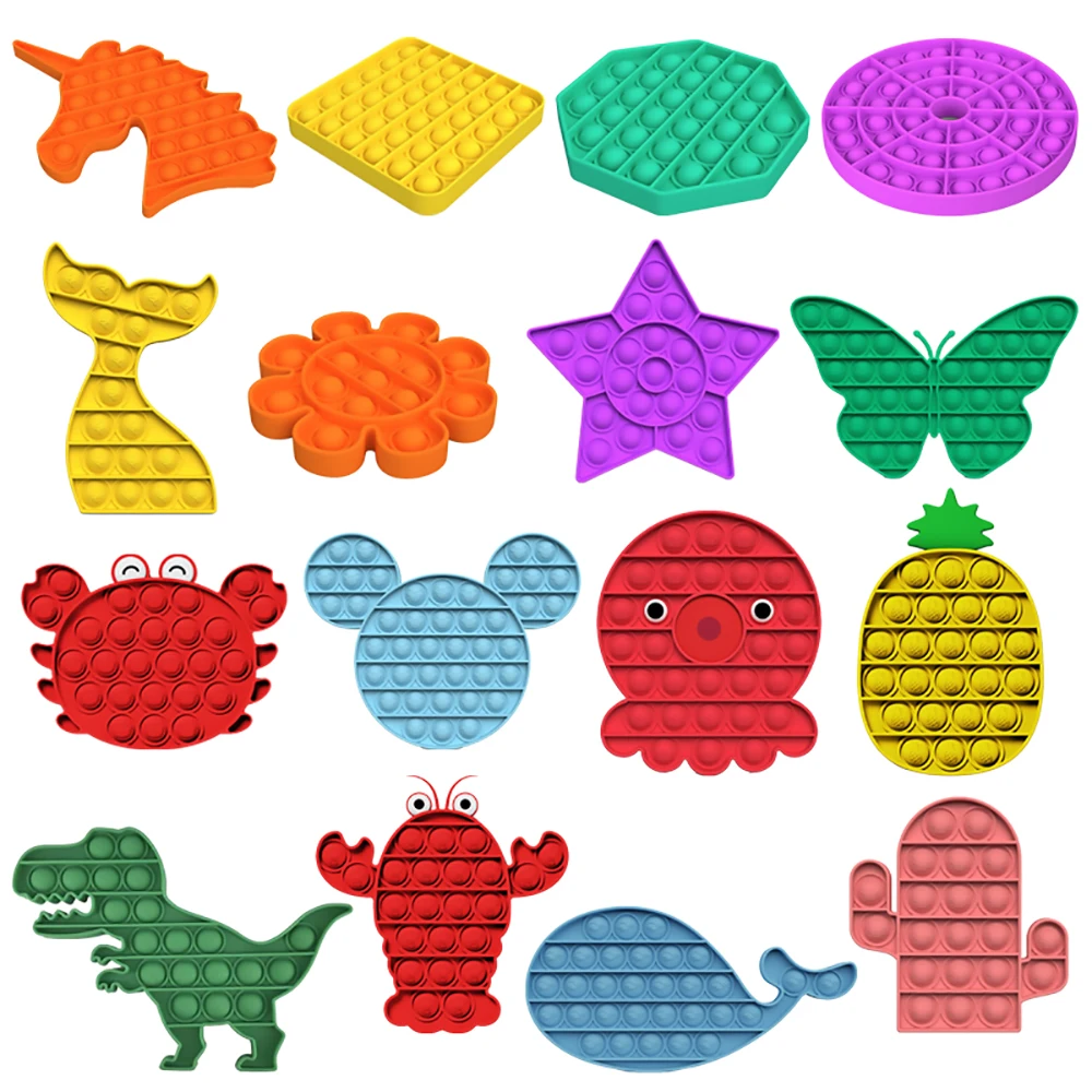 

Push Bubble Fidget Toys Anti Stress Set Strings Relief Adults Children Sensory Squishy Antistress Relief Anti Stress Figet
