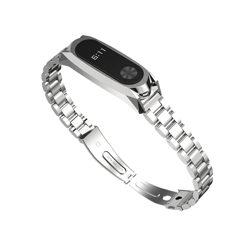 Mi jobs браслет mi band 2 ремешок из нержавеющей стали металлический ремешок для xiaomi mi band 2 Смарт-часы repalcement браслеты