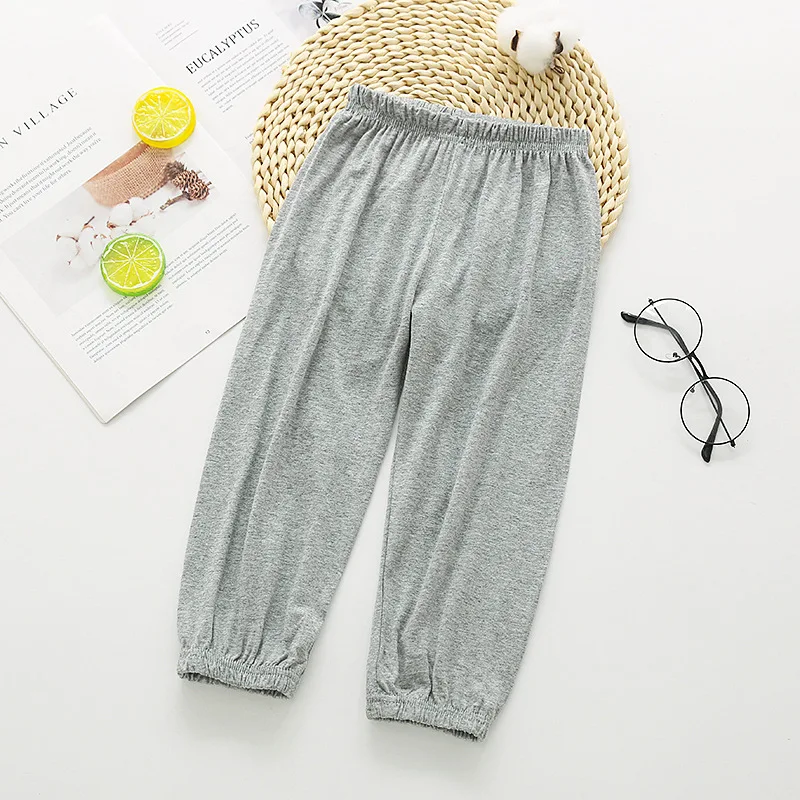 

Family Matching Outfits Clothes Mother and Kids Outfits Baby Girls Summer Pants Women Solid Cotton Sweatpants Pants For Girls