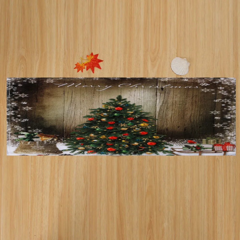 Рождественские серии коврики для дома, спальни, Рождественский коврик, длинные Нескользящие коврики, коврик для ковра