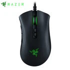 Проводная игровая мини-мышь Razer DeathAdder V2, оптический сенсор 8500DPI, мышь PAW3359 Chroma RGB с 6 программируемыми кнопками, бесплатная доставка