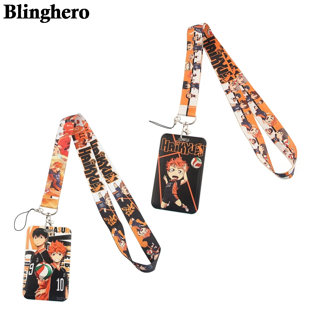 

CB223 Volleyball Boys Anime Lanyard Keychain Phone Holder Lanyard Camera Gym USB Badge Holder Lanyard Work ID Lanyard Key Ring