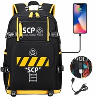 new scp usb backpack boys girls student book bags teenagers schoolbags women men travel laptop shoulder bags gift