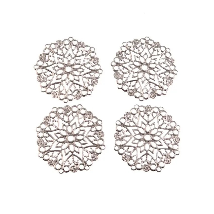 Бесплатная доставка розничная продажа 10 шт. филигранные соединители для цветов