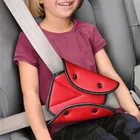 Чехол для ремня безопасности EAFC, прочный регулируемый треугольный чехол для ремня безопасности, зажимы для защиты детей, автостайлинг, автомобильные товары