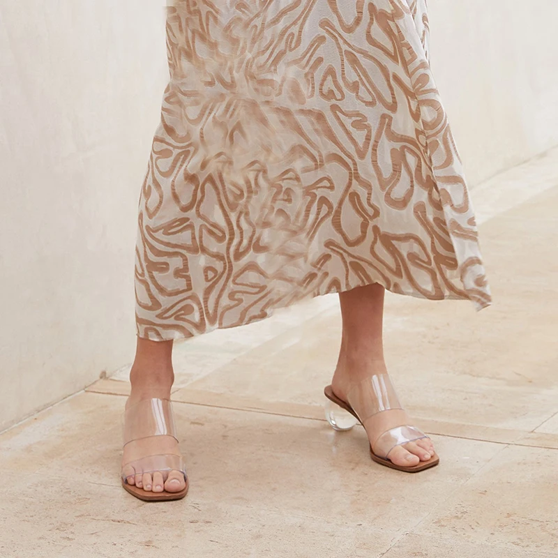 Sandalias Feminina Милые тапочки Женские прозрачные сандалии Летние пляжные Модные