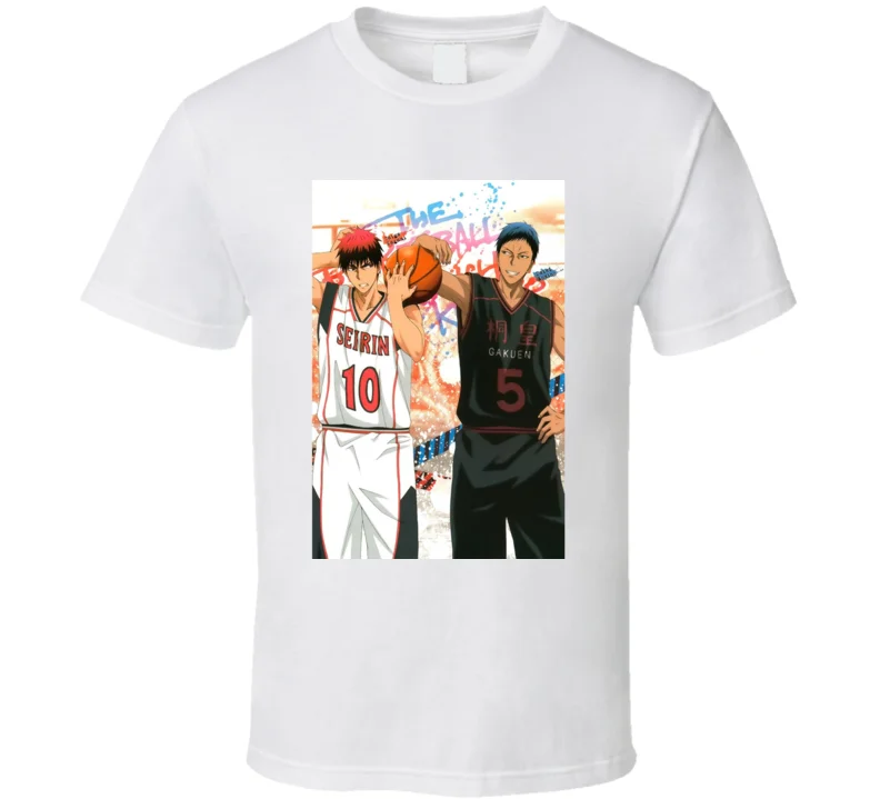 Для мужчин футболка Kuroko No Basket Тайга Daiki аниме женщин футболка|Мужские футболки| |