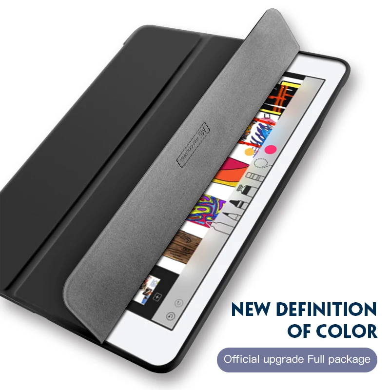 Trifold Стенд сна смарт-чехол для iPad Mini 4 3 2 1 чехол ПУ кожа Силикон Мягкая задняя