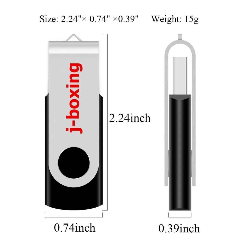 J-boxing черный 16 ГБ USB флеш-накопитель Флешка поворотный 16 ГБ флеш-накопитель карта памяти вращающийся флеш-накопитель для компьютера Mac USB устройство