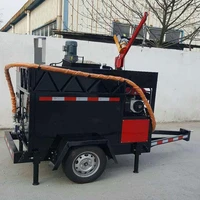 yg 100 2kw engine pavement crack flling and sealing machine is suitable for asphalt cement gap filling repairing joint sealing