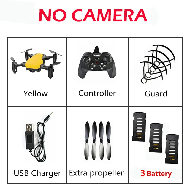 NO Camera 3 Battery SG800 Дрон 2,4G FPV мини селфи Дрон RTF с Wifi камерой HD микро Радиоуправляемый квадрокоптер VS S9 S9W E58 E61 Дрон - Цвет: NO Camera 3 Battery