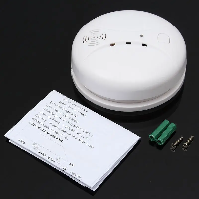 AAAE Top-433MHz Беспроводной детектор дыма пожарной Сенсор для G18 W18 GSM WiFi охранная