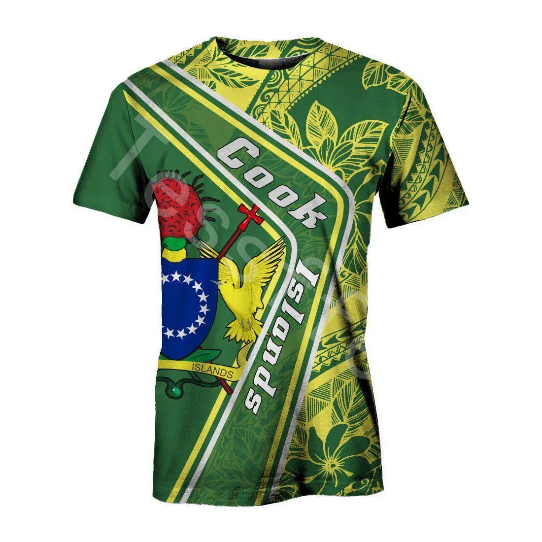 Футболка унисекс с 3D-принтом круглым вырезом и коротким рукавом - купить по