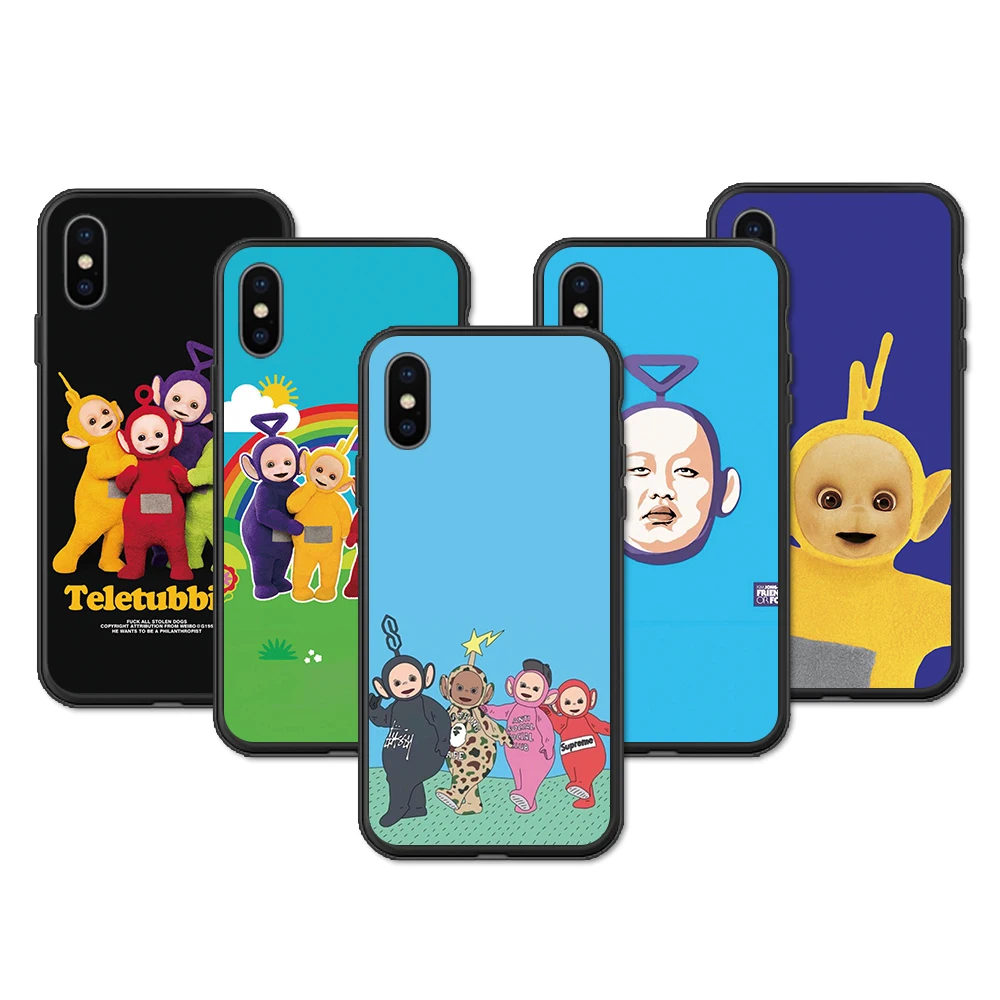 Милый мультяшный чехол для телефона iPhone XR 11 Pro XS Max X 5 5S 7 8 6 S Plus se teletubbies задняя