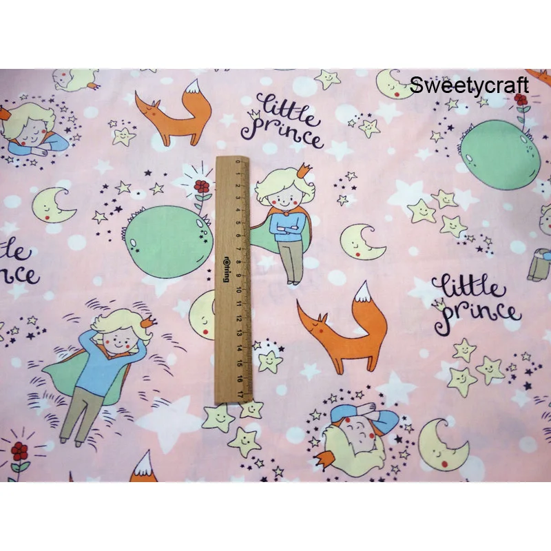 Хлопчатобумажная ткань с принтом маленьких принтов для шитья аксессуары