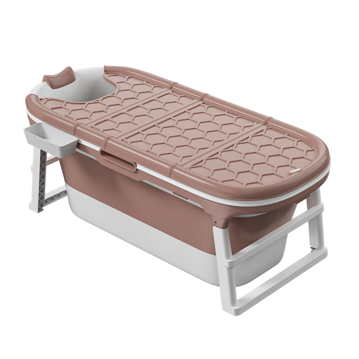 Ba&ntilde;era port&aacute;til grande para adultos, ducha plegable de 1,17 m/1,38 m para ni&ntilde;os, Sauna de nataci&oacute;n, ba&ntilde;era de Spa para el hogar, banheira port&aacute;til para adultos-5
