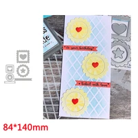 celebration decor love star square round fancy frame metal cutting dies stencil for scrapbooking embossing diy paper card album