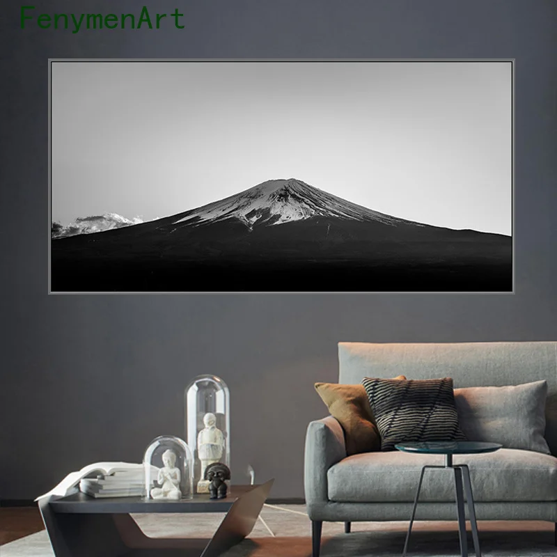 

Modern Minimalism Mount Fuji Canvas Painting Photography Mount Posters Prints Landscape Wall Art Picture Home Living Room Decor