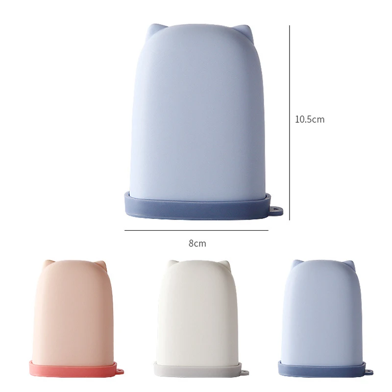 

1Pcs Personal Care 3Colors Soap Box Multi-function Portable Travel Essential Bathroom Supplies Silicone/ABS Leak-proof