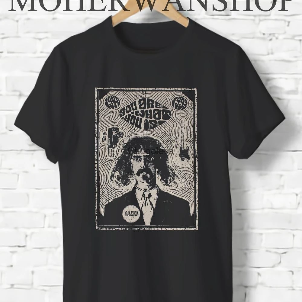 

Frank Zappa Retro Poster T shirt Unisex