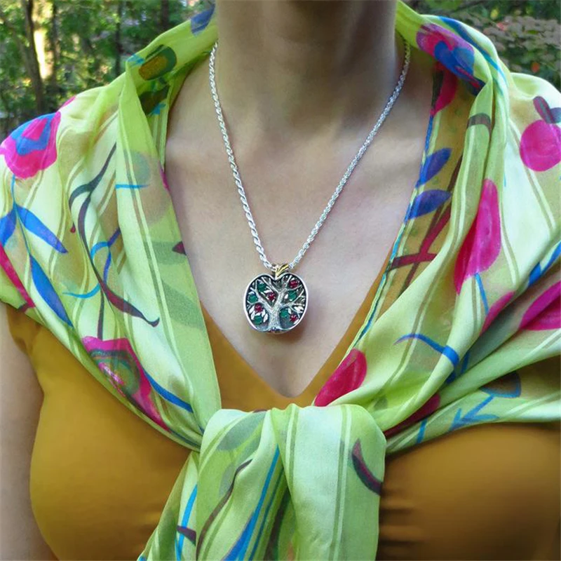 Ожерелье Древо жизни для женщин модные ювелирные изделия подарок мужчин длинная