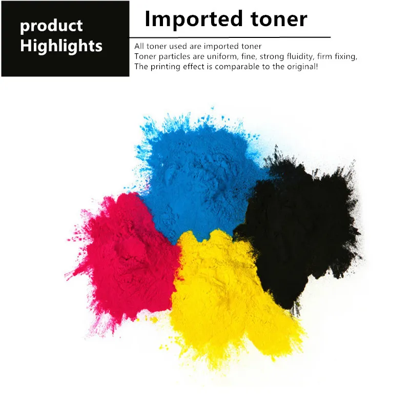 Картридж с тонером YLC совместимый CF540A CF541A CF542A CF543A CF540 для H P Laserjet M254 M254nw M254dw MFP M281fdw
