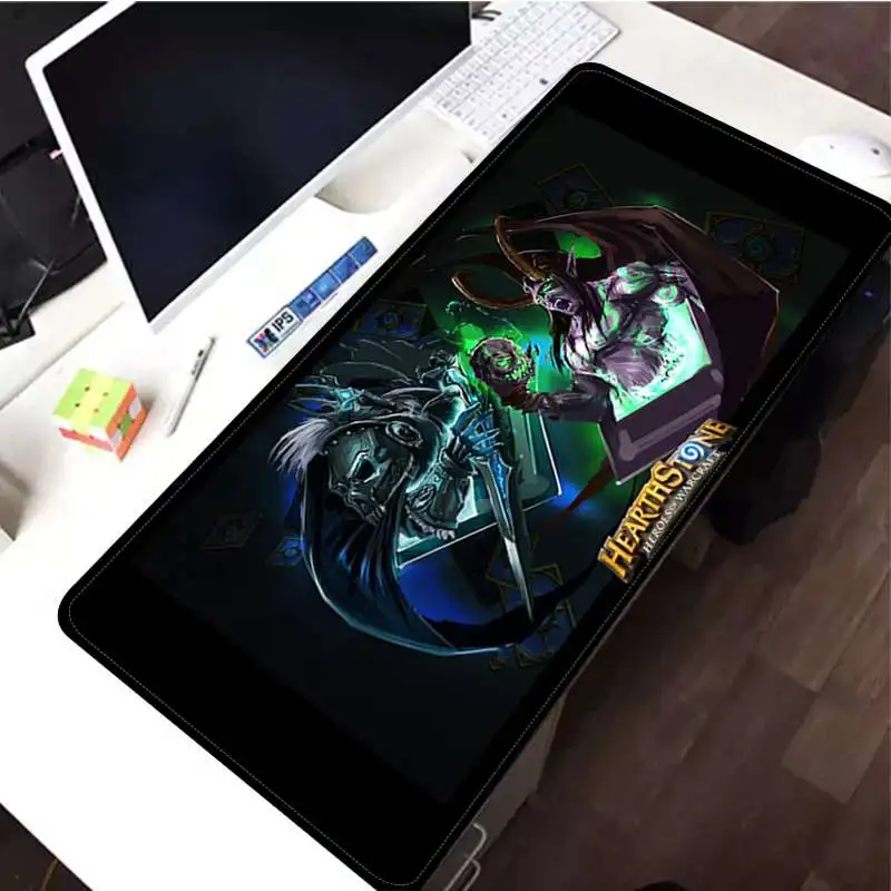 

MRGLZY Office Custom Custom Keylock Large Mouse Pad Internet Cafe Games Girl Shortcut Keys Cartoon Cute Thick