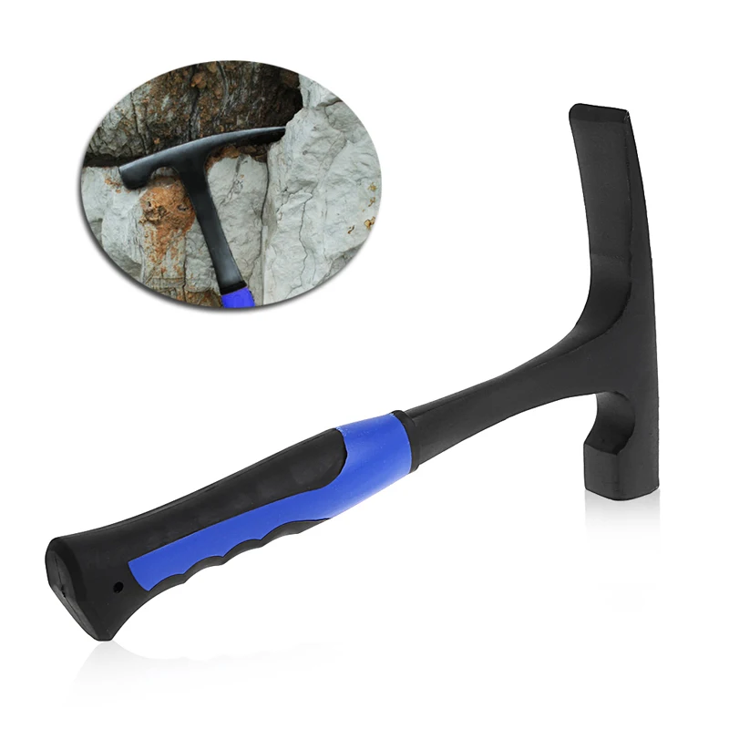 

Rock Pick With Flat Tip Shock Reduction Grip Geological Stratigraphic Hammer