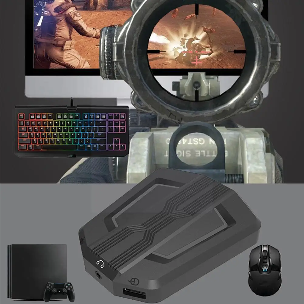 

New P6 Keyboard Mouse Converter Adapter Mouse Keyboard Controller For PS4/PS3 One Compatible 360/N-Switch R6I2