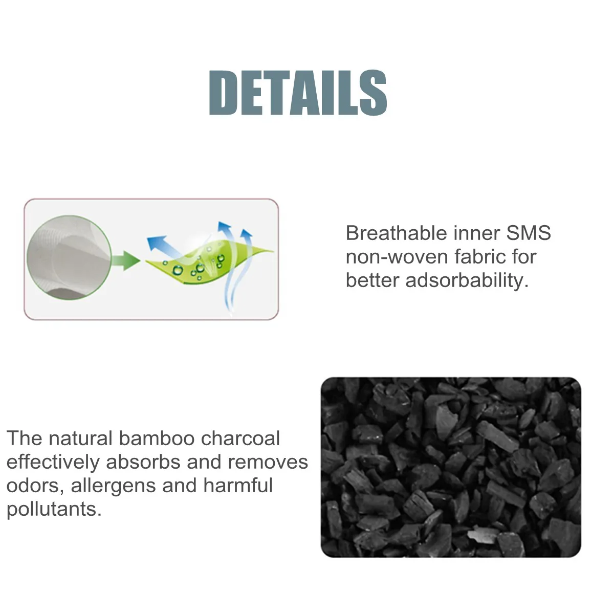 

Air Purifier Car Home Shoes Carbon Bamboo Charcoal Dehumidifier Flavor Remover Breath Purifying Natural Freshener Bag With Hook
