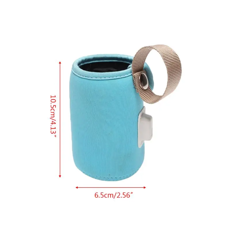 

USB Baby Bottle Heating Cover Anti-scalding Anti-slip Insulation Bag Car Portable Milk Warmer