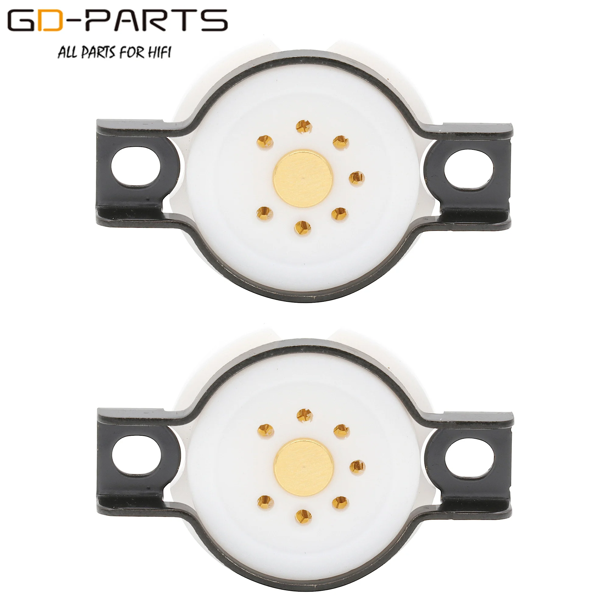Новый 7pin PTFE вакуумная трубка гнездо клапана для 6Z4 6X4 EF95 EF91 6AU6 золотистые медные