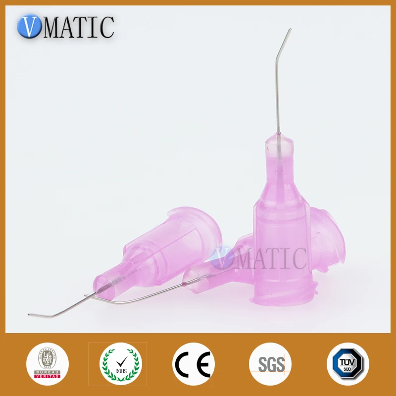 

High Quality 30G Lavender 0.5'' Tubing 45 Degree Bend Bent Dispensing Needle Tips Blunt End Stainless Steel Needles 1/2 Inch