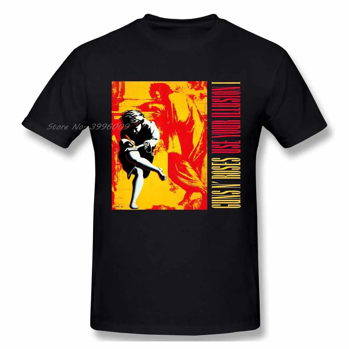 Camiseta de Rock GUNS N ROSES para hombre, ropa de Heavy Metal, Hip-Hop, manga corta