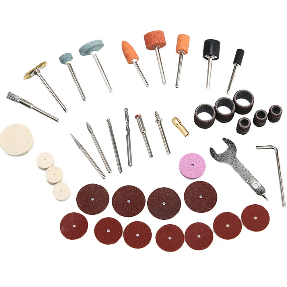 

Plastic 40pcs Electric Suit Grinding Tool Set Colour Steel Brush Wool Polishing Wheel Abrasive Paste DIY Sandpaper Bar Circle