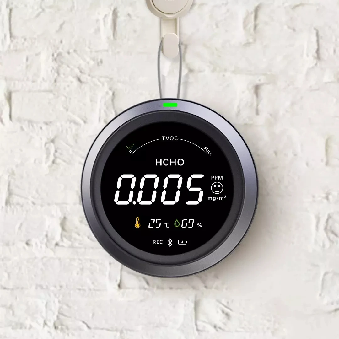 Xiaomi Mijia Five-In-One Portable Air Quality Monitor Formaldehyde Detector USB Charging APP Voice Bluetooth Smart | Электроника