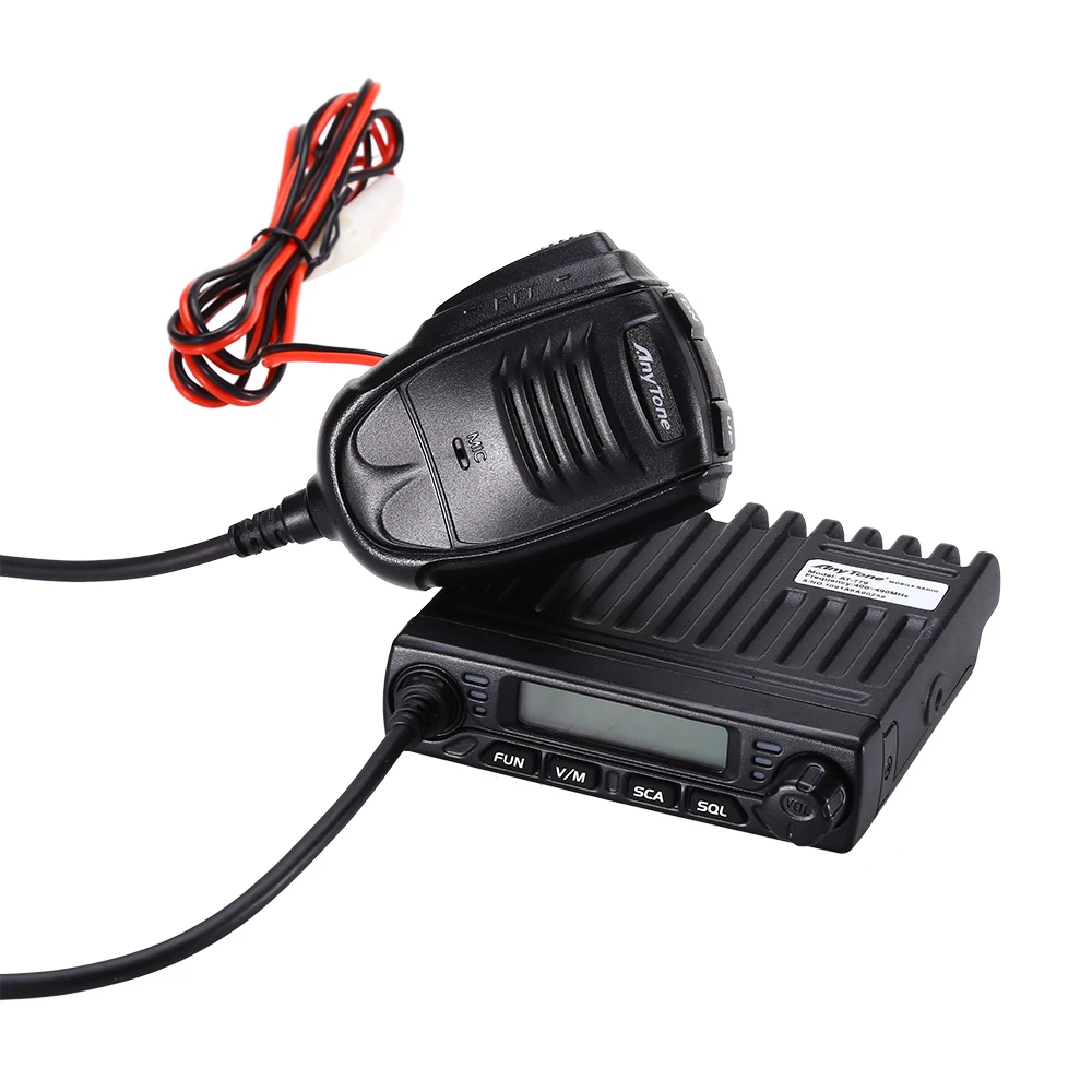 Миниатюрный автомобильный любительский мобильный радиоприемник AnyTone 18 Вт с