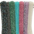 Бусины Из Натурального фиолетового слюдяного камня, 3 4 мм, граненые, для изготовления ювелирных браслетов