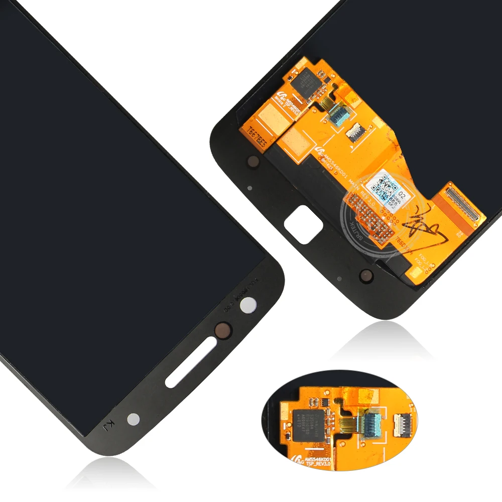 5 '&#x272560x1440 LCD для Motorola MOTO Z дисплей сенсорный экран Moto XT1650 XT1650-03 дигитайзер