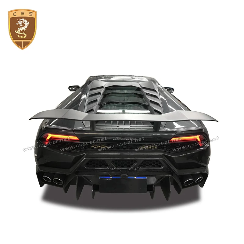 Для Lamborghini Huracan LP610-LP580 100% углеродное волокно задний автомобильный Стайлинг бампер