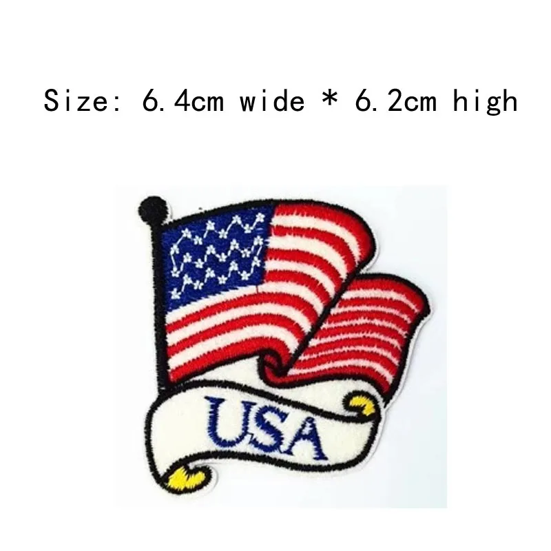 1 шт. патчи с вышивкой в виде флага сша бесплатная доставка высотой 6 2 см|Заплатки|