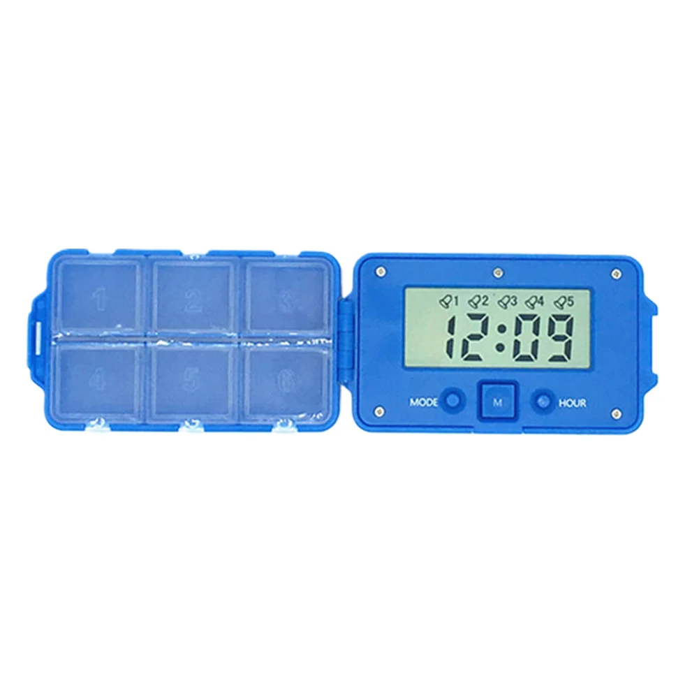 6 сеток таблетки коробка большой экран планшеты путешествия Led диспенсер